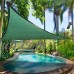 Petra's Triangle Desert Sand Sun Sail Shade. Durable Woven Outdoor Patio Fabric w/ Up To 90% UV Protection   